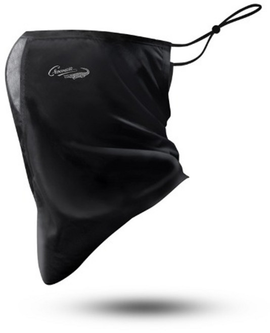 크로커다일 목폴라 버프형 쿨 마스크, 블랙