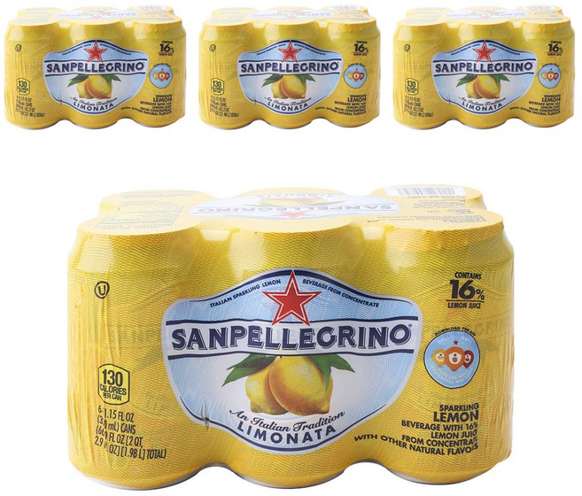 산펠레그리노 스파클링 레몬 베버리지, 330ml, 24개