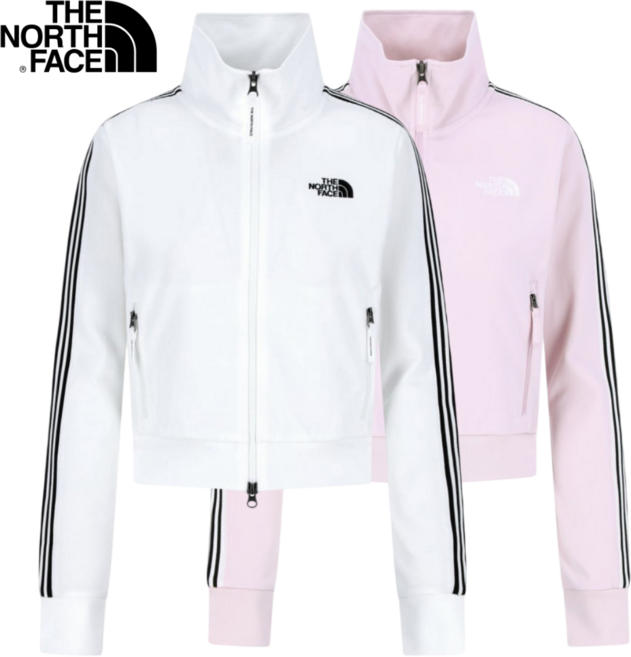 [매장정품] 노스페이스 여성 트레이닝 자켓 일상 러닝 필라테스 헬스 캐주얼 세미 크롭 트레이닝 점퍼