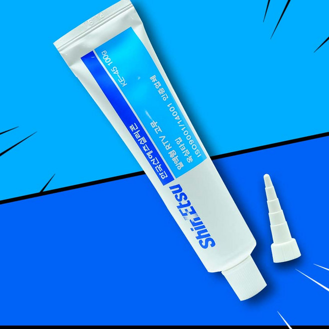 신에츠 RTV 고무 실리콘 KE-45 100g 내열성겸비 전기절연 튜브타입 투명, 1개