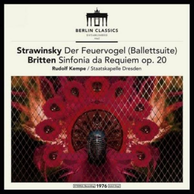 Britten / Stravinsky Kempe Dresden Artist Vinyl 비닐 LP 레코드 & Firebird Suite 미국 발송, Britten / Stravinsky Kempe Dre