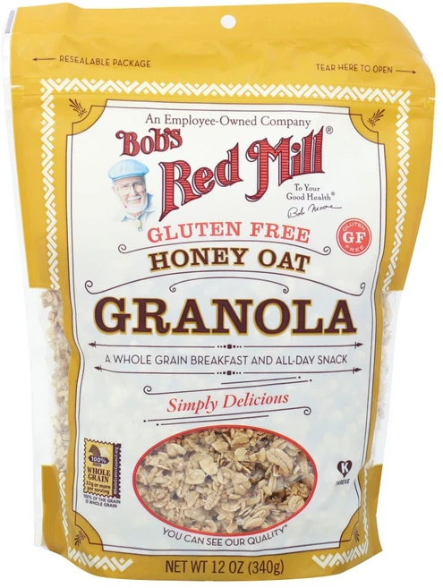 밥스레드밀 허니 오트 그래놀라 심플리 딜리셔스, 1개, 340g - 쿠팡