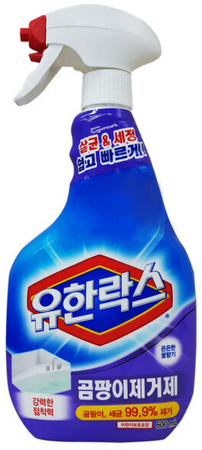 유한락스 곰팡이 제거제, 6개, 500ml