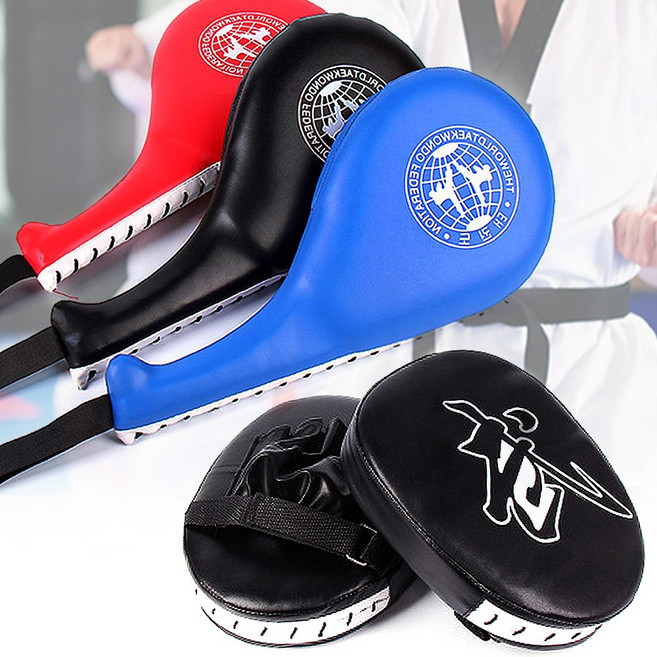 태권도 미트 수련용 발차기 패드 격투 킥복싱 펀치, 블랙, 태권도미트 A타입 (블랙), 1개