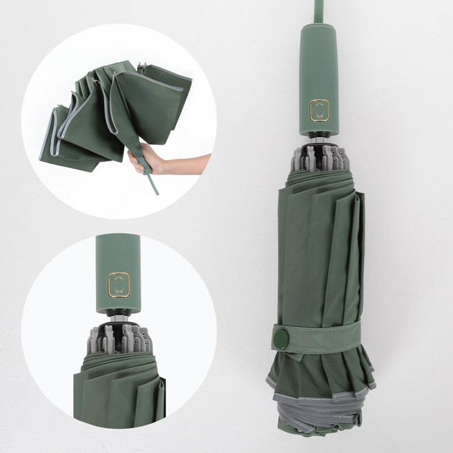 엘라운지 UV 차단 경량 양산 3단 거꾸로 대형 자동 우산