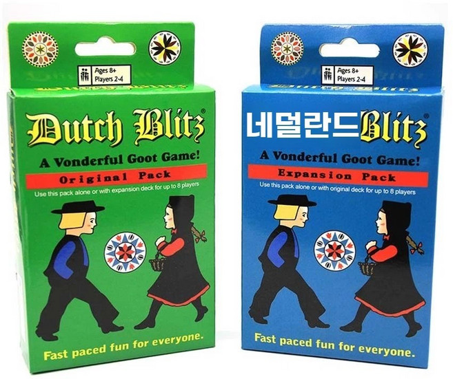 Dutch Blitz 더치블리츠 보드 게임 세트 확장팩, 1개, C. 더치 블리츠 세트 기본+확장