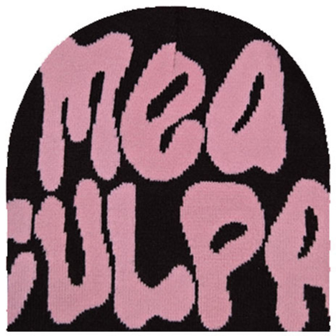 유어더메인 남녀공용 보온 레터링 비니