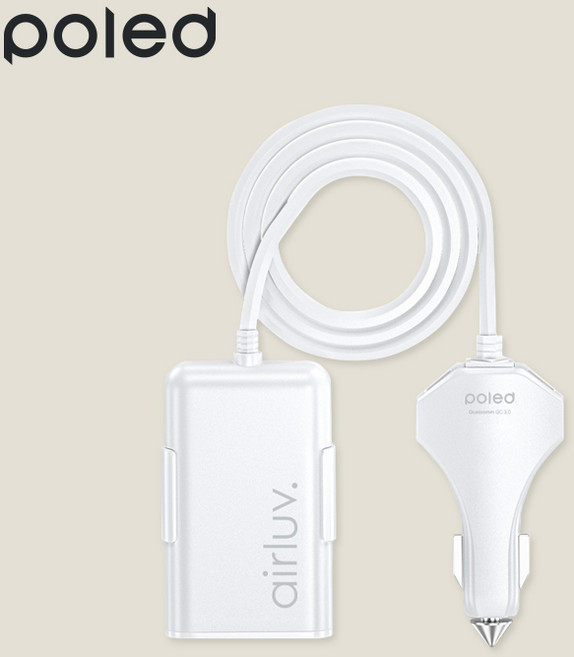 폴레드 에어러브 차량용 USB 충전기