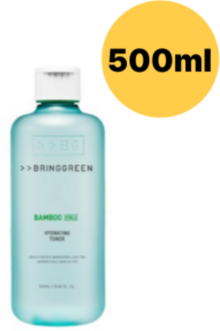 브링그린 대나무 밤부 히알루 토너 500ml 공식정품 대용량닦토, 500.5ml, 1개