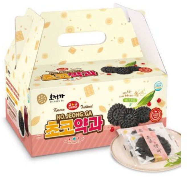 호정가 흑임자도나스 (16개입) / 고소한 풍미의 달콤 촉촉한 옛날과자, 1