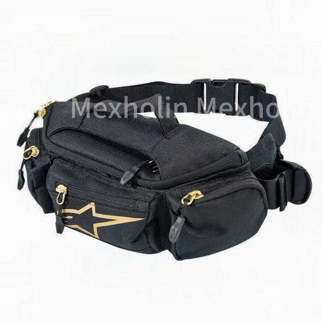 Mexholin힙색 힙색 힙색 허벅지 옆빵 바이크백 고사양 스타일Mexholin, 블랙, 블랙