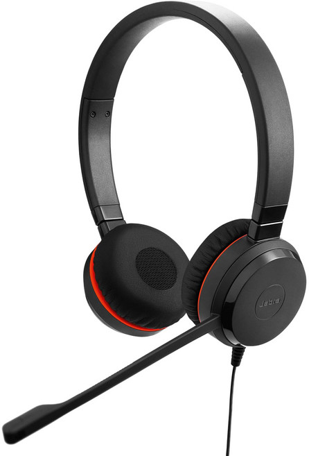 Jabra Evolve 30 II UC Stereo USB C/A 양귀 헤드셋 USB 헤드폰 마이크 부착, 상세페이지 참조, B0DX7DY7PY