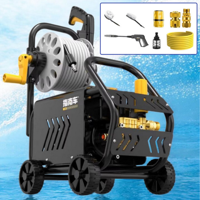 하이퍼샥 초강력 고압세척기 세차기 엔진 세차건 분사기 세척기건 세척건 가정용 자동차 청소기, H. 프리미엄 23m