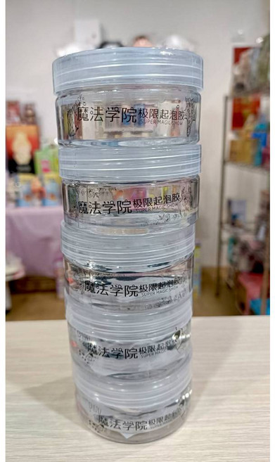 魔法學院起泡膠 兒童玩具 不黏手史萊姆 -, 透明無色, 1個