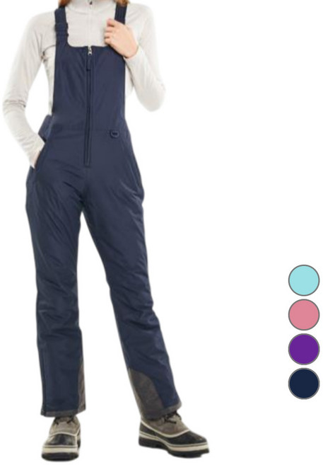 [매장발송] 테슬라 여성 스키바지 보드복 스키복 멜빵 방수 방한 보온성 겨울 스포츠 썰매 작업