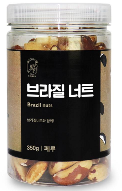 두손애약초 페루 브라질넛 브라질너트 브라질너츠 350g, 1개