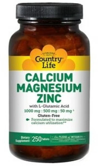 컨트리라이프 칼슘 마그네슘 아연, 2개, 250정 - 쿠팡