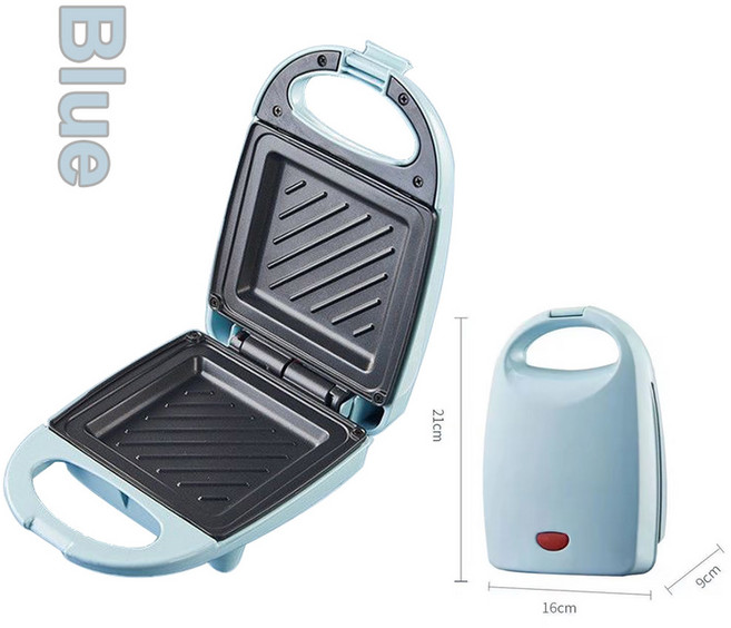 미니 가벼운 빵 샌드위치 메이커 와플 머핀 아침 식사 기계 계란 오믈렛 팬 압력 토스터 그릴 파니니 오븐 히터