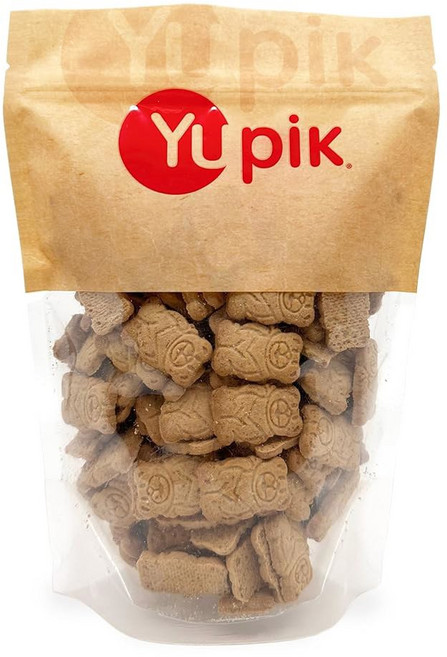 유픽 허니 그레이엄 베어스 1파운드 16온스 미니 쿠키 달콤한 스낵 바삭한 비스킷 리얼 테디 베어 크래커 포함 맛있는 간식 나눔에 완벽합니다, 1개