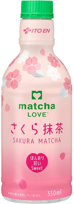 이토엔 matcha LOVE 일본 사쿠라 말차 330ml 24개