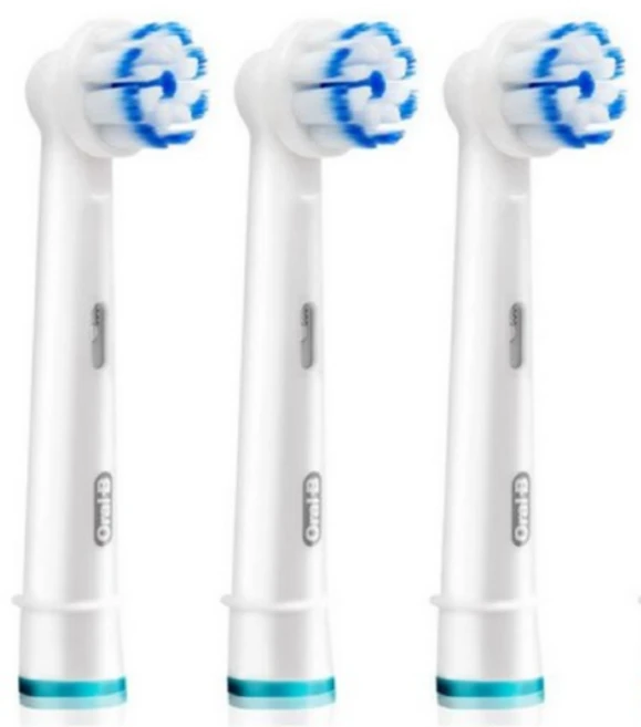 오랄비 울트라 파인 소프트 전동칫솔 리필모 3개입, 1개, EB60X-3 - 쿠팡