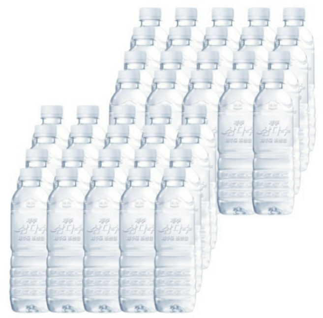 제주 삼다수 생수 500ml 40개 (유/무라벨 랜덤)