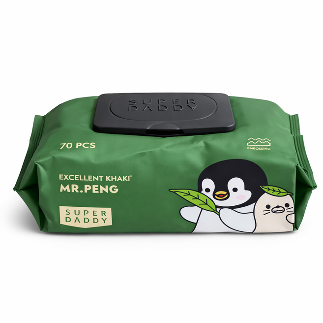 슈퍼대디 엑설런트 미스터펭 카키 82g 캡형 70매 20팩, 70매입, 20개