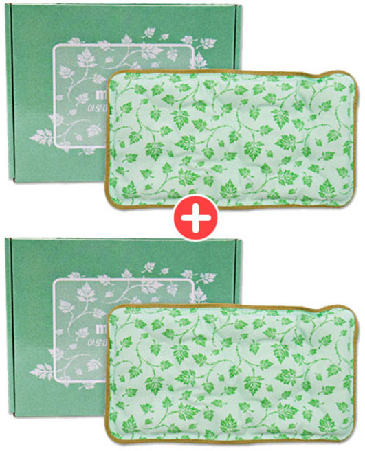 아로마 쑥 냉온찜질팩 찜질기 냉온팩 [사각], 2개