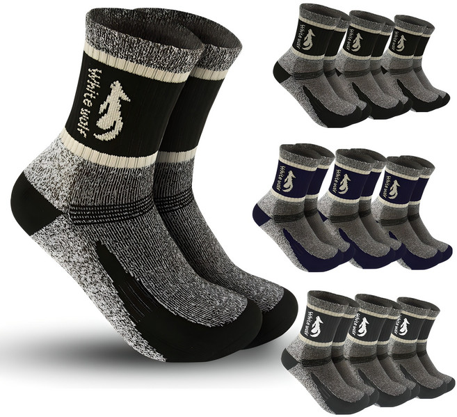 화이트울프 스텐스 2중바닥 등산양말 10켤레