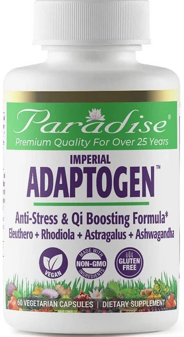 Paradise Herbs 파라다이스허브 임페리얼 아답토젠 60베지캡슐, 1개, 60정 - 쿠팡