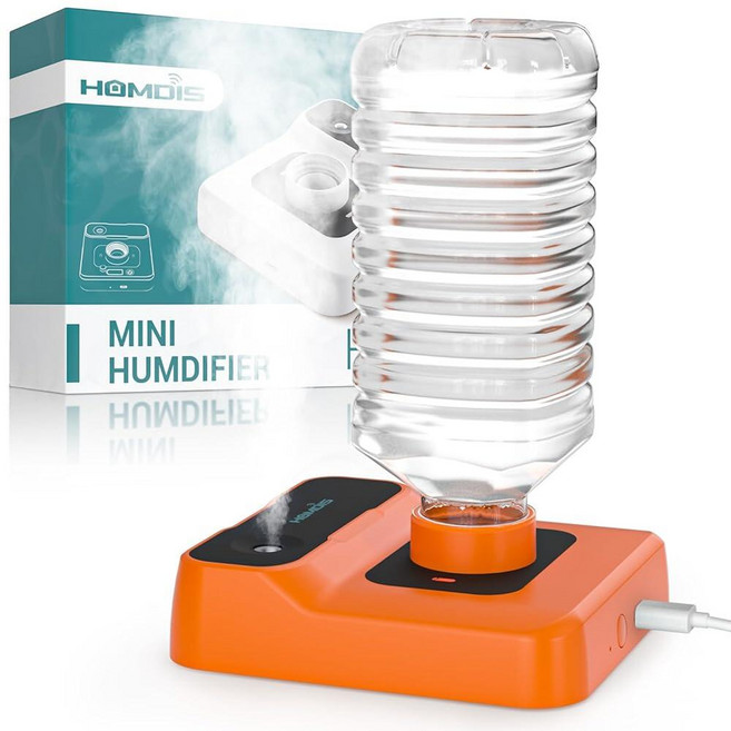 HOMDIS Portable Humidifiers for Travel Small Mini Humidifier with Auto Shut-Off Nightlight and S, HOMDIS Portable Humidifiers fo
