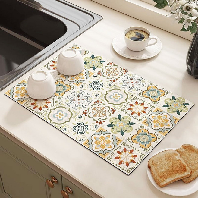 라베코 규조토 드라잉 테이블 매트, 1개, 40x30cm, A타입