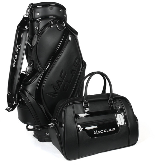 맥클라이드 골프백 세트 / 골프 경량 캐디백 남성 남자 골프가방 세트, 블랙-블랙