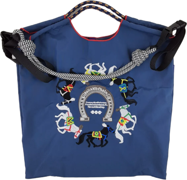 에코백 자수 스트랩 쇼핑백 캐주얼백 여행 장바구니