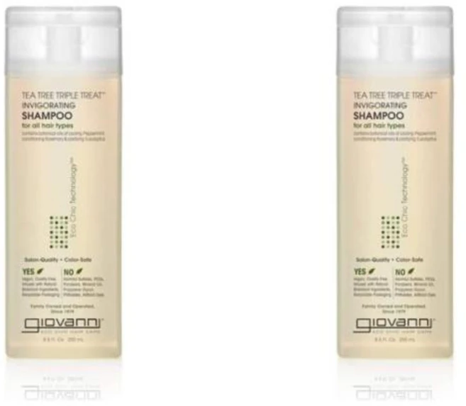 Giovanni 지오바니 티트리 트리플 트리트 샴푸 250ml 2팩 - 쿠팡
