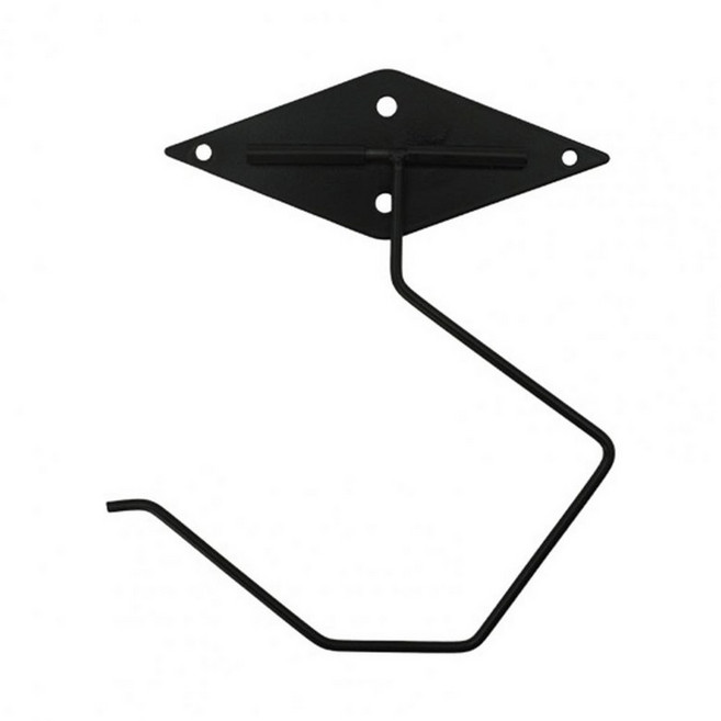 캐비닛 후크 아래 바나나 금속 걸이 Hang Fresh 용 익힙니다., 01 Black, 1개