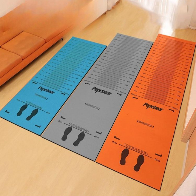 입시 전용매트 제자리멀리뛰기 체대 측정기 테스트 체력장 안전매트 기록측정, 오렌지 [성인] 350x90cm 롱타입 와이드