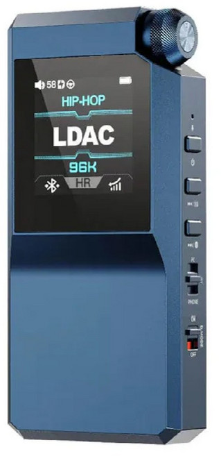 FiiO BTR17 藍牙解碼耳擴 - 桌機模式 免驅模式 USB DAC 雙輸出 - 金曲音響, 藍色, 1個