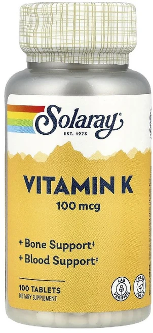 쏠라레이 비타민K 100mcg 100정, 4개 - 쿠팡