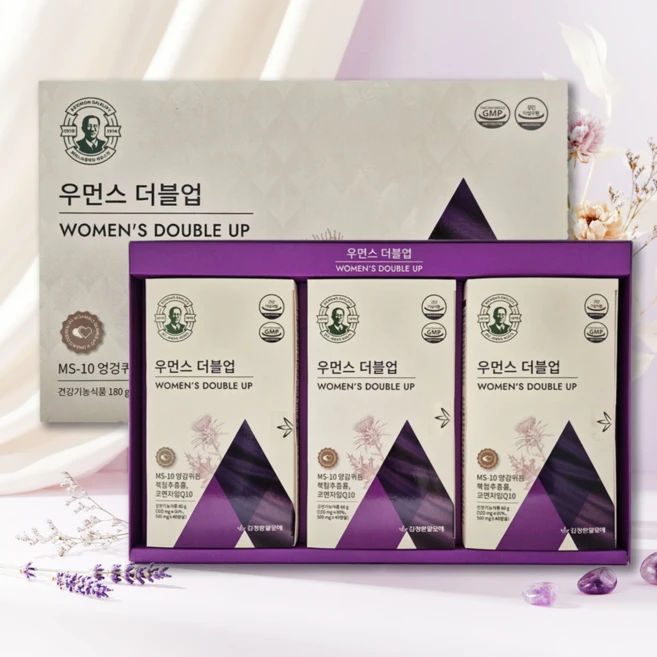 김정문 알로에 우먼스 더블업 180g, 1개, 180정 - 쿠팡