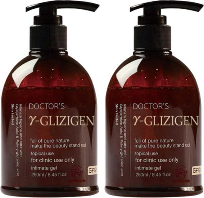 닥터스 감마글리시젠 프리미엄 여성청결제 외음부 세정제(구 감마지투겔), 2개, 250ml