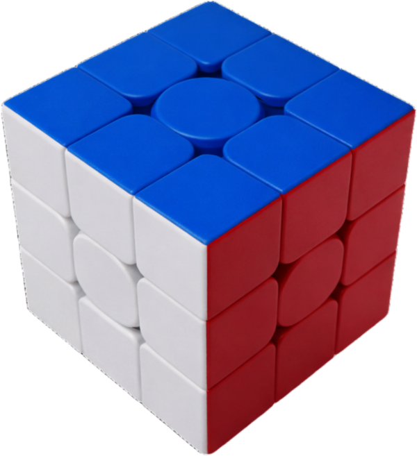 바이아 베이직 3x3 스피드 큐브 퍼즐 두뇌게임, 1개, 혼합