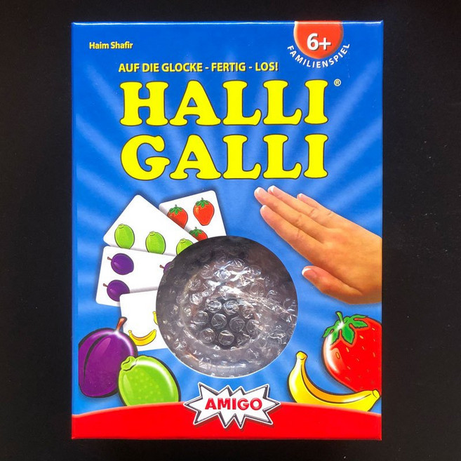 AMIGO HALLI GALLI 德國心臟病桌遊 訓練反應識圖加法 親子搶答鈴遊戲, 1個, 德國心臟病, F