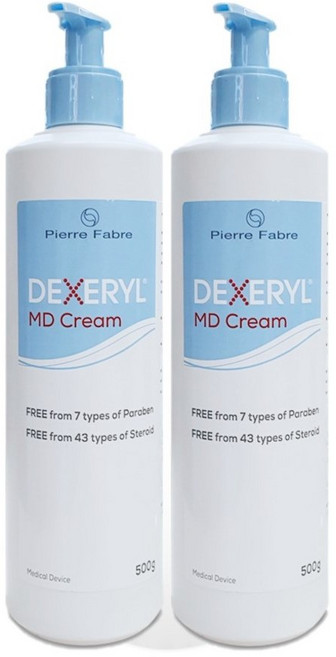 [공식정품] MD 크림_대용량 아토피 크림 피부장벽 수분 로션, 500ml, 2개