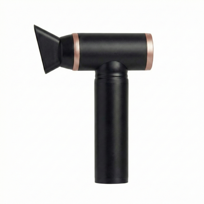 글라우벤 BLDC 항공모터 저소음 usb 미니 무선 드라이기, 블랙, DR-2201