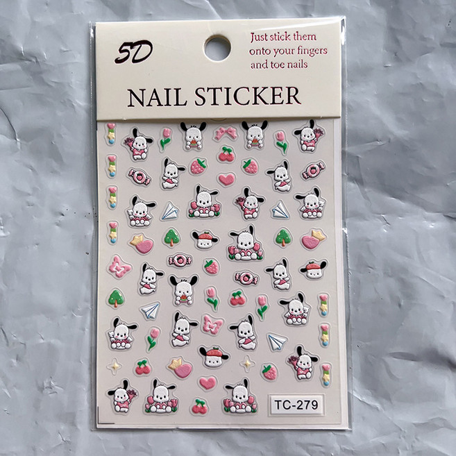 캐릭터 스티커 일본 애니 스티커, 1개, 포차코