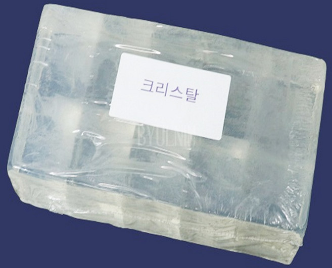 크리스탈 투명 MP 비누베이스 1kg, 1개