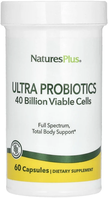 NaturesPlus 울트라 프로바이오틱 400억 캡슐 60정, NaturesPlus울트라프로바이오틱400억캡슐60정, 1개 - 쿠팡