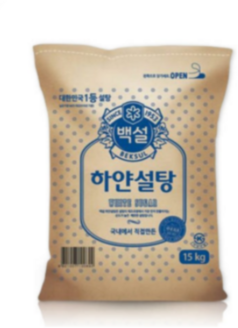 CJ제일제당 백설 하얀설탕 15kg, 1개