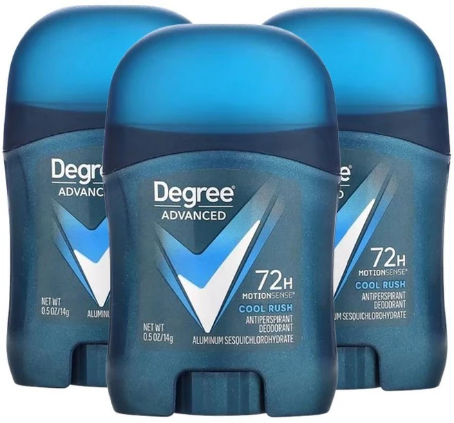 디그리 어드밴스드 데오드란트 쿨러쉬 남성용 14g 3개, 2개 - 쿠팡